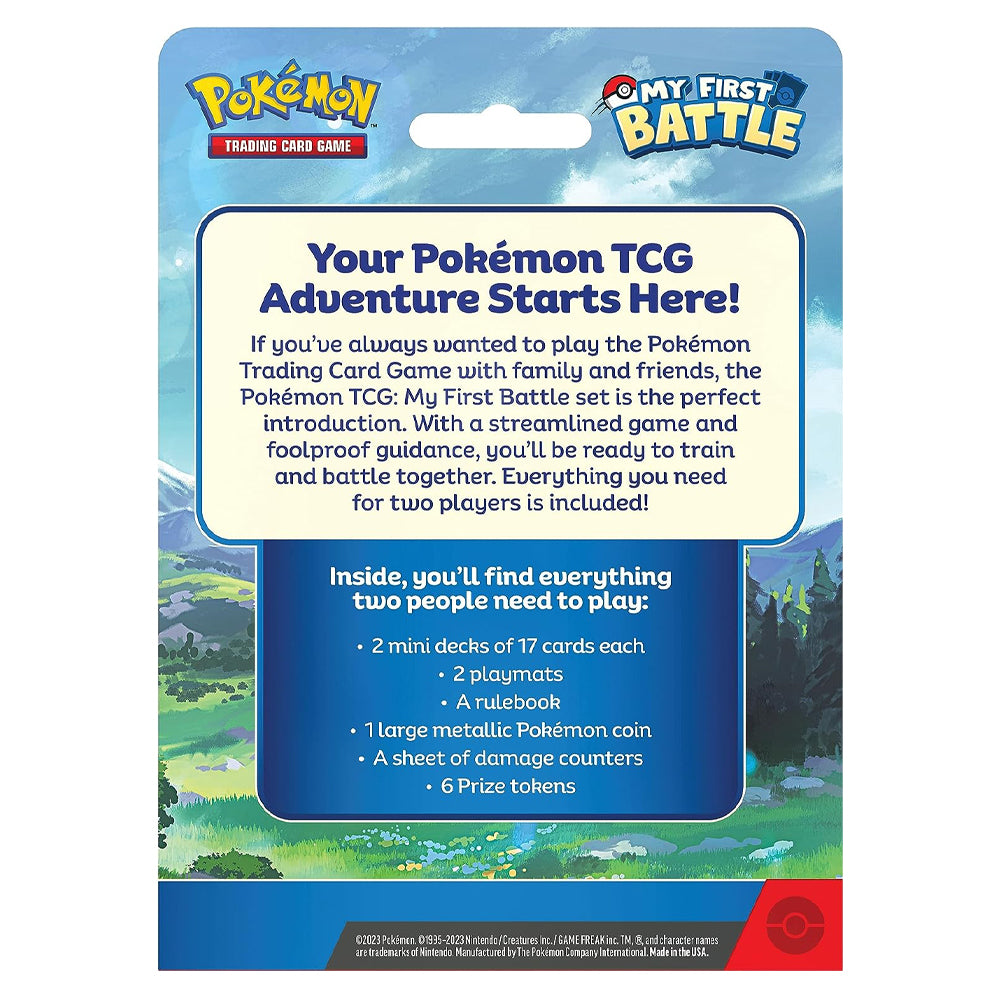 Pokemon TCG: My First Battle Pikachu vs Bulbasaur Age 6+