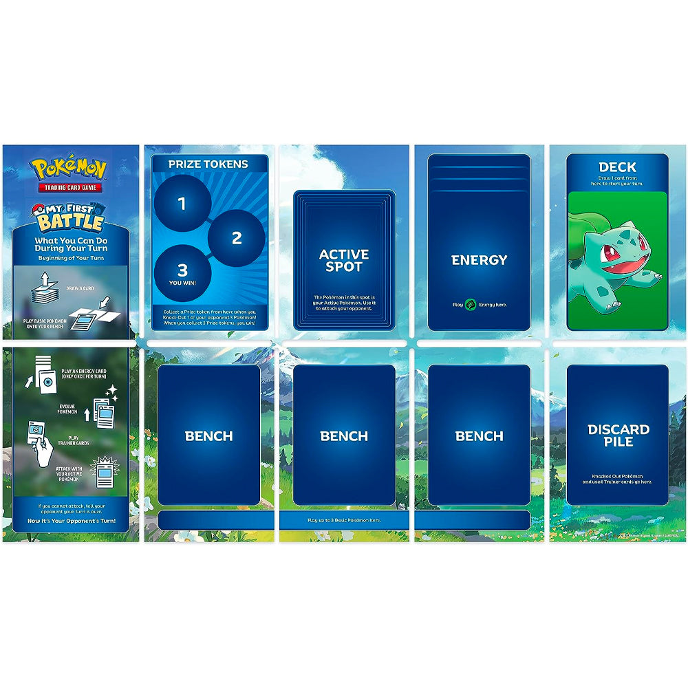 Pokemon TCG: My First Battle Pikachu vs Bulbasaur Age 6+