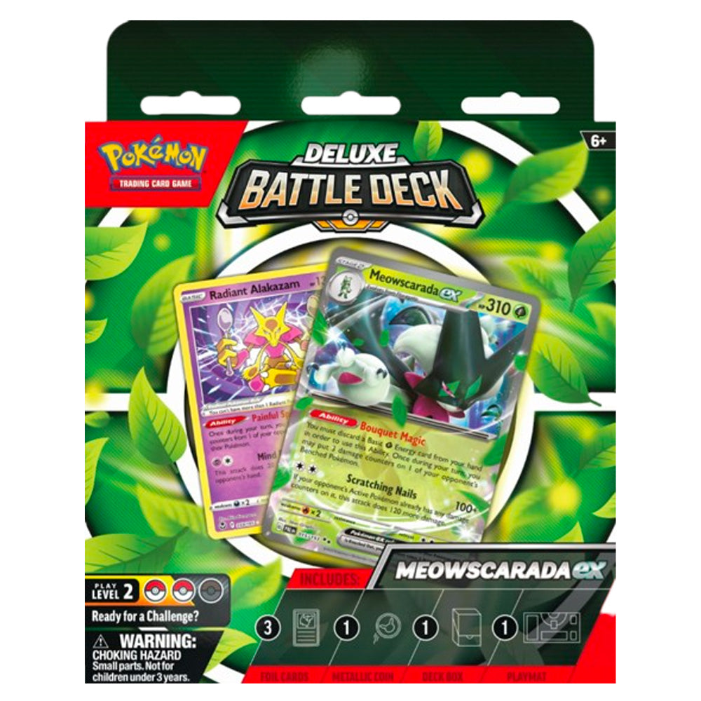 Pokemon TCG: Meowscarada ex Deluxe Battle Deck