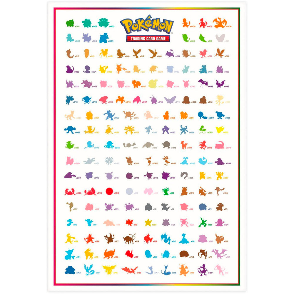 Pokemon TCG: Scarlet & Violet 3.5: 151 Poster Collection
