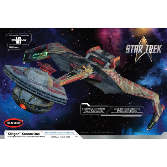 Polar Lights 997 Star Trek VI: Klingon Kronos One 1:350 Model Kit