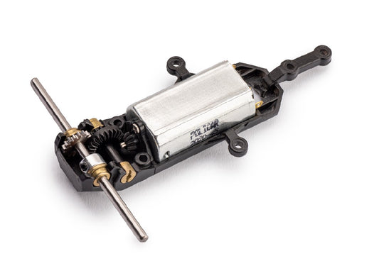 Policar F1 '80 Assmbld Motor Mount Axle 45mm Bevel Gears Z17 Crown POLPCH09-45Z17 1:32