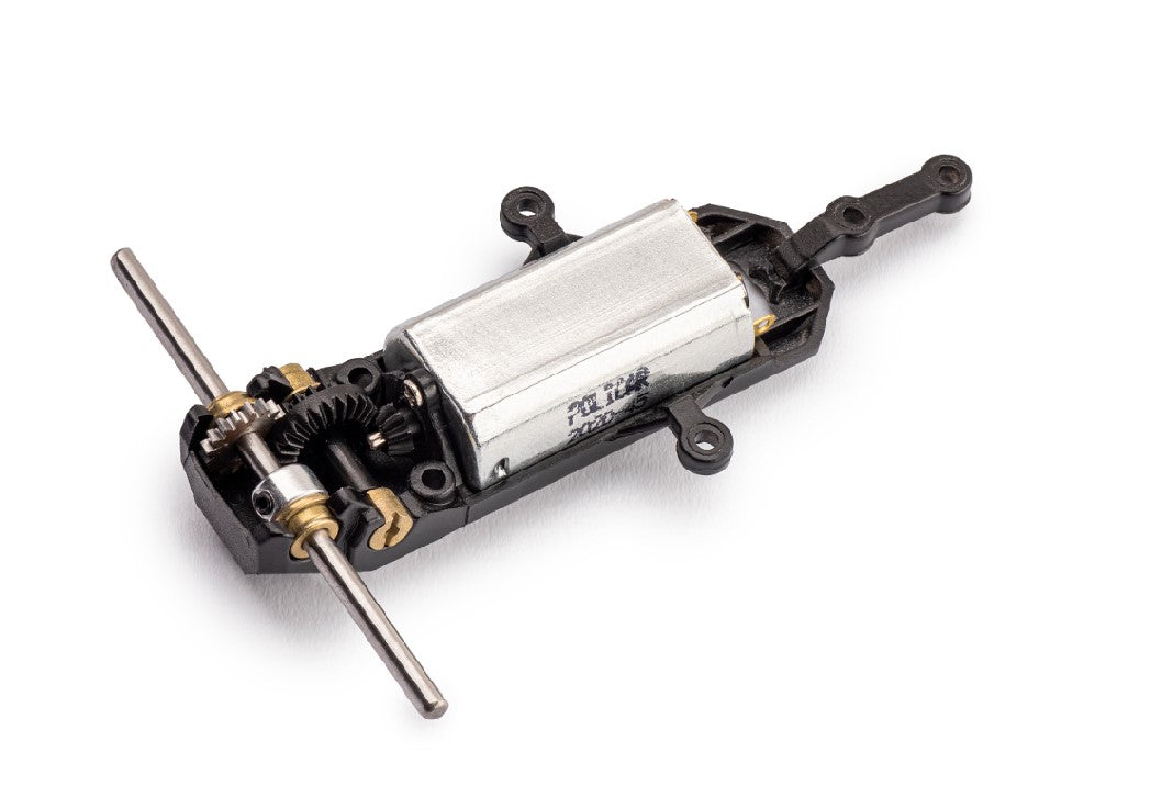 Policar F1 '80 Assmbld Motor Mount Axle 54mm Bevel Gears Z17 Crown POLPCH09-54Z17 1:32