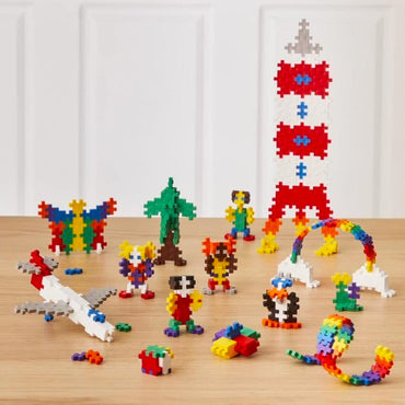 Plus-Plus Basic Colour Mix 600pcs Age 5+ Open-Play Pack Building Block Toy 3310
