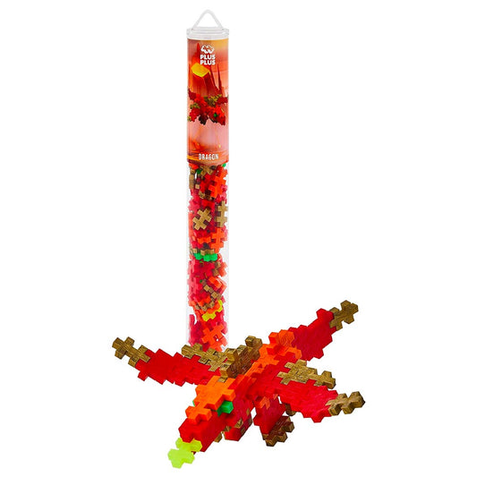 Plus-Plus Tube - Dragon 100pcs Age 5+ Building Block Puzzle Toy 4267