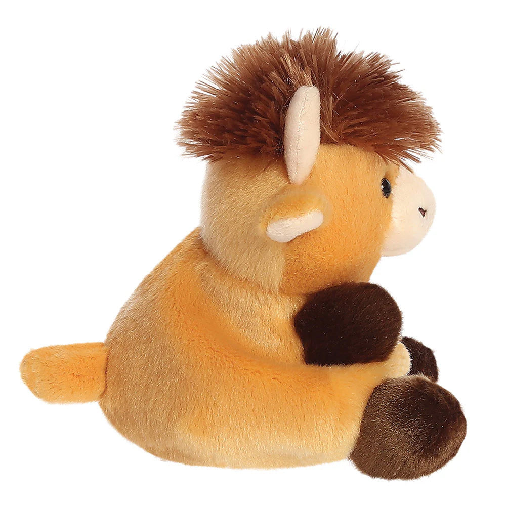 Palm Pals Hubert Highland Cow 5" Plush Soft Toy