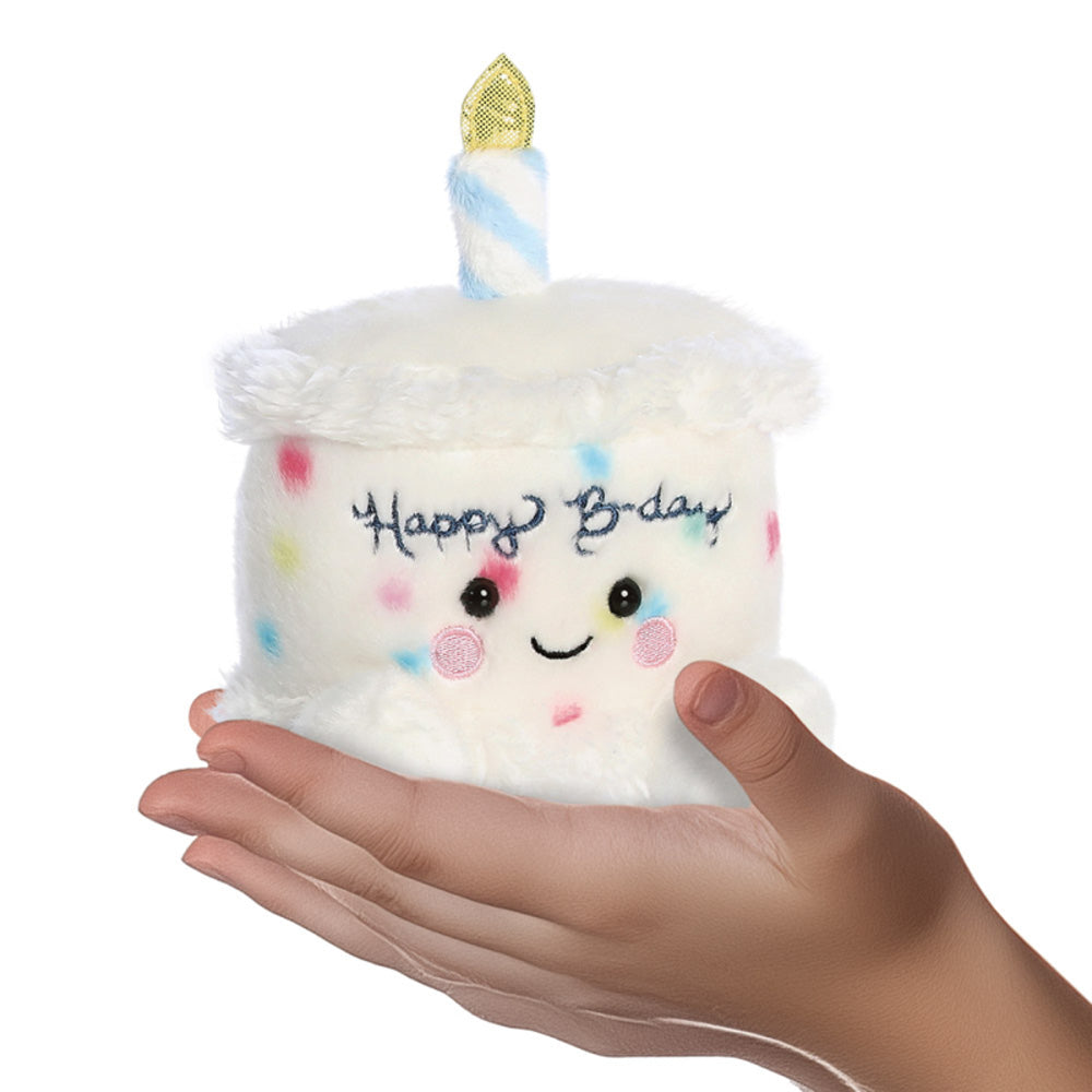 Palm Pals Happy B'day Birthday Cake 5" Plush Soft Toy