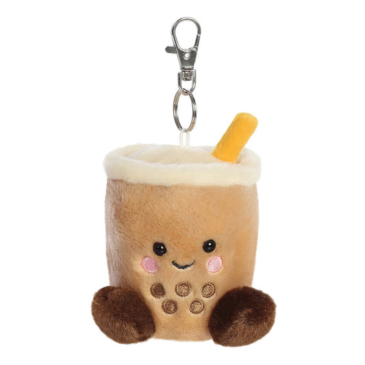 Palm Pals Milky Tea Boba 4" Clip-On Plush