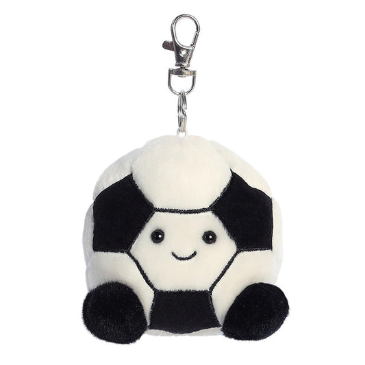 Palm Pals Striker Football 4" Clip-On Plush