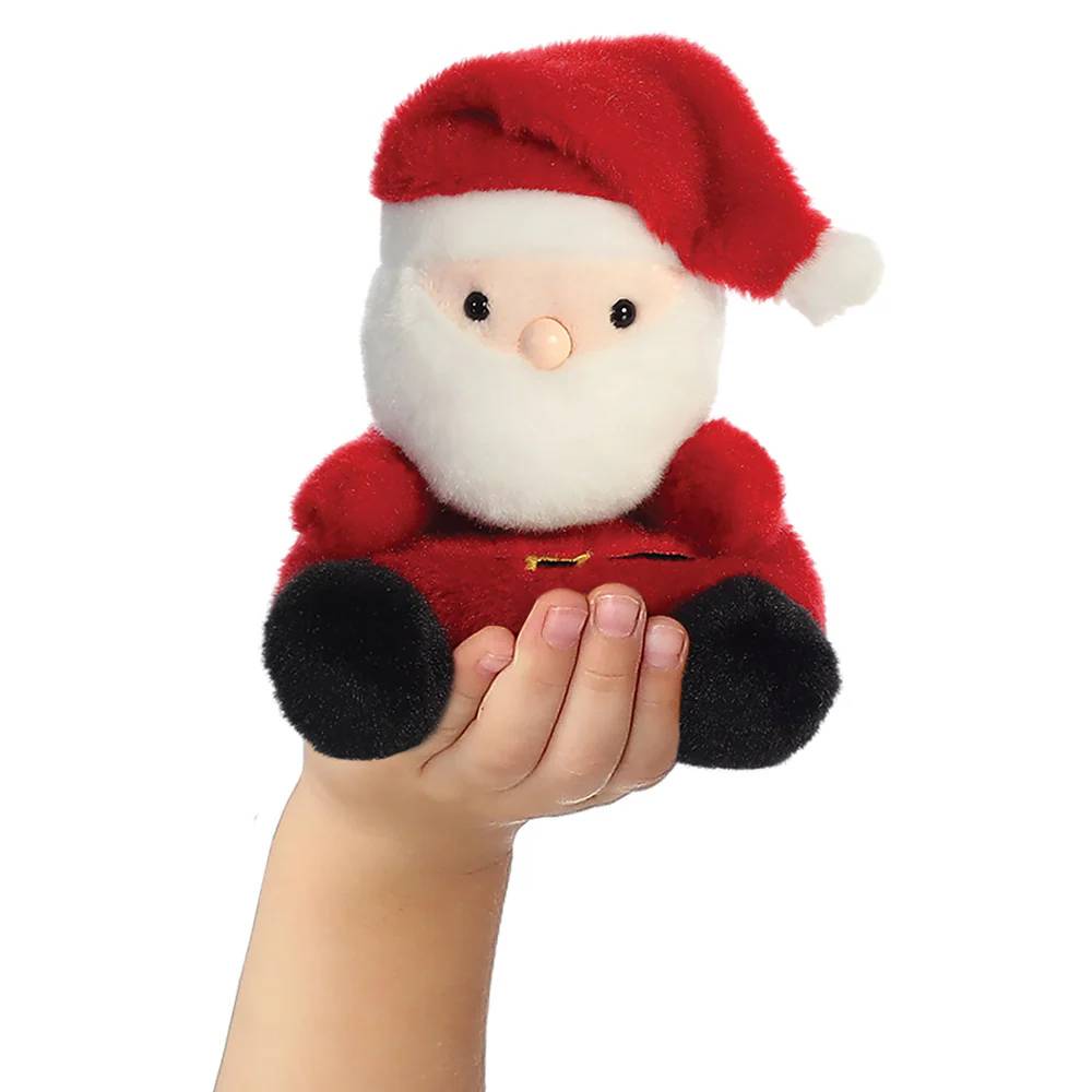 Palm Pals Santa Claus 4" Clip-On Plush