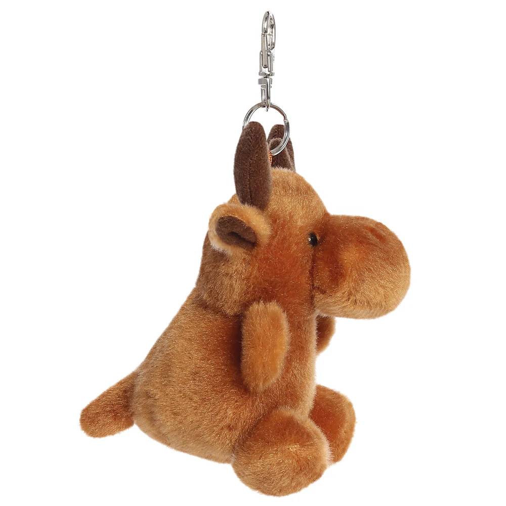 Palm Pals Cinnamon Reindeer 4" Clip-On Plush