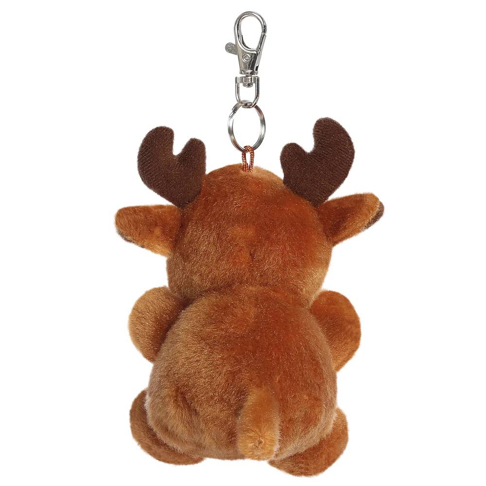 Palm Pals Cinnamon Reindeer 4" Clip-On Plush