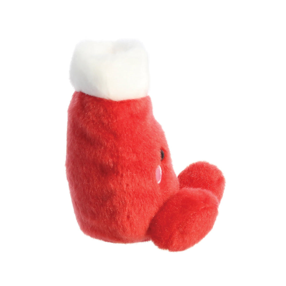 Palm Pals Holly Stocking Christmas 5" Plush Soft Toy