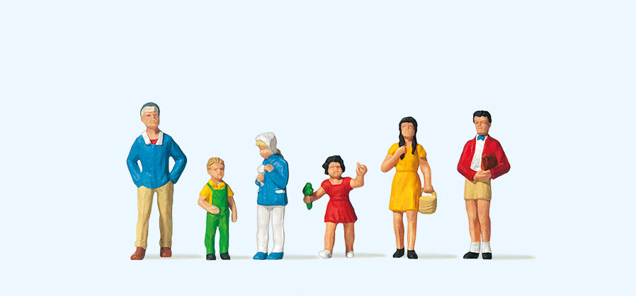 Preiser 10023 Children (6) Exclusive Figure Set HO