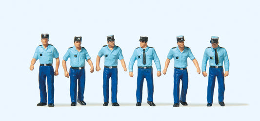 Preiser 10341 French Policemen Summer Uniform (6) Exclusive Figure Set HO