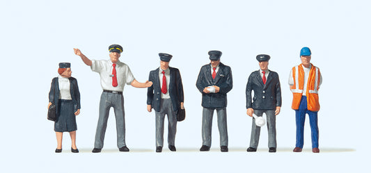 Preiser 10410 BR Railway Personnel (6) Exclusive Figure Set HO