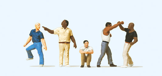 Preiser 10475 Street Characters (5) Exclusive Figure Set HO