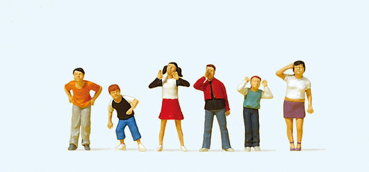 Preiser 10556 Children (6) Exclusive Figure Set HO