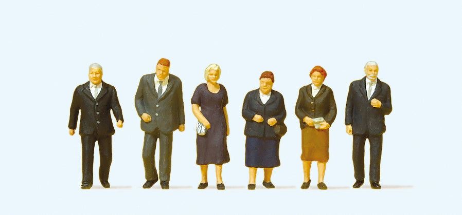 Preiser 10559 Churchgoers (6) Exclusive Figure Set HO