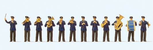 Preiser 10600 DB Band (11) and Conductor Exclusive Figure Set HO