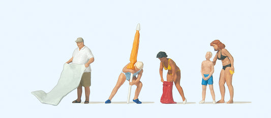 Preiser 10694 Ready for Sunbathing (5) Exclusive Figure Set HO