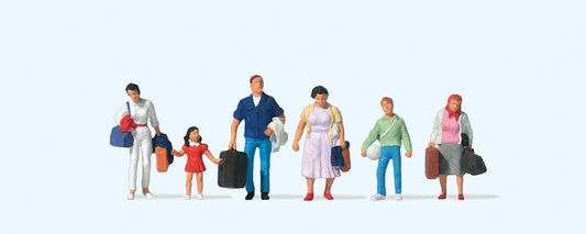 Preiser 10784 Travellers (6) Exclusive Figure Set HO