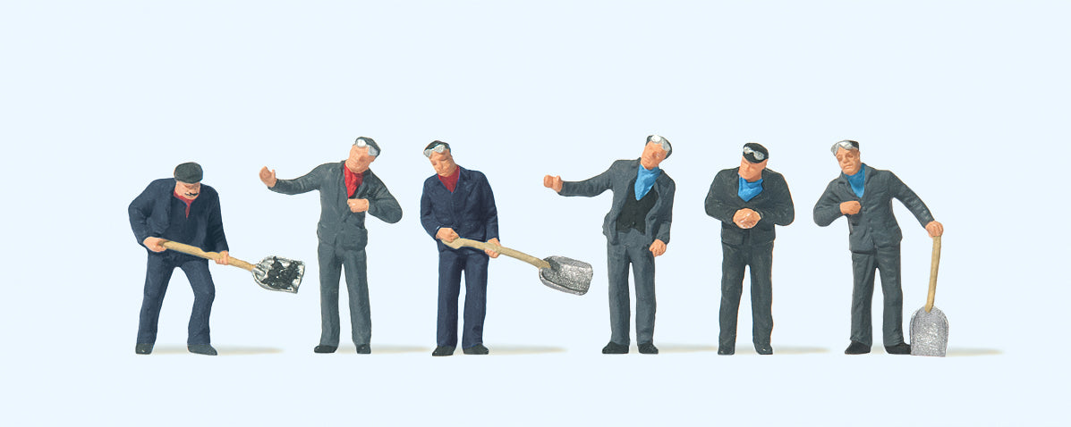 Preiser 10788 French Loco Drivers & Firemen (6) Exclusive Figure Set HO