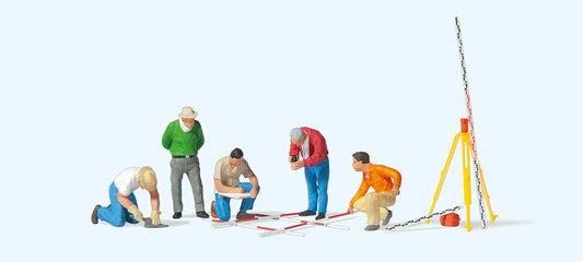 Preiser 10805  Archeologists (5) Exclusive Figure Set HO