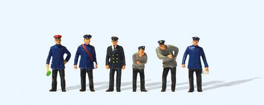 Preiser Railway Personnel 1925 (6) 75th Anniversary Figure Set HO Gauge PR12447