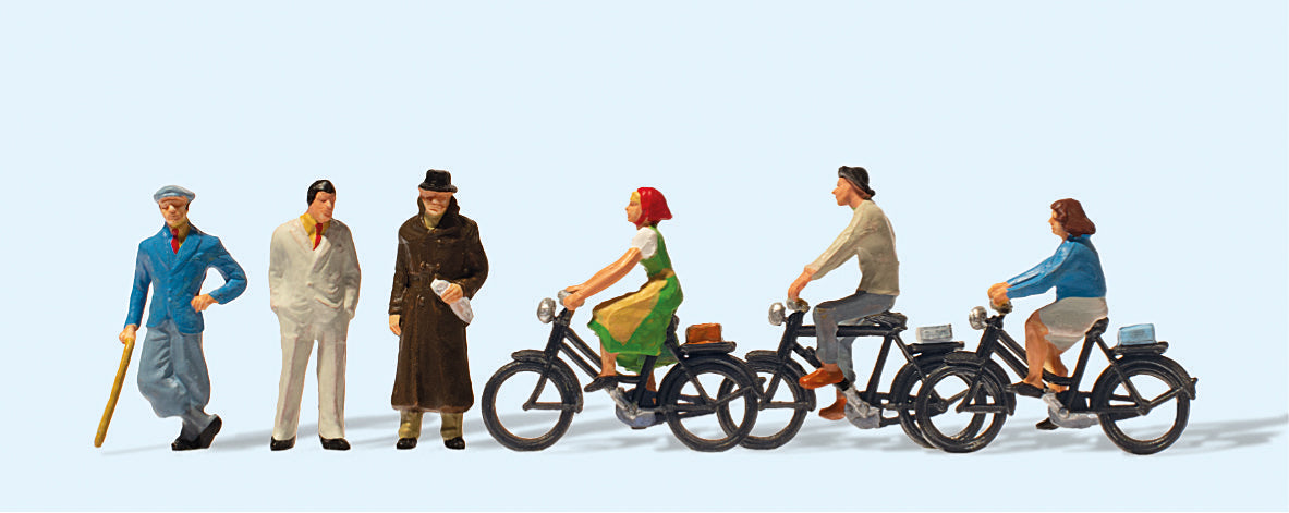 Preiser Street Scene 1936 (6) 75th Anniversary Figure Set HO Gauge PR12484