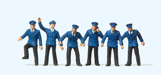 Preiser 14012 DB Railway Personnel (6) Standard Figure Set HO