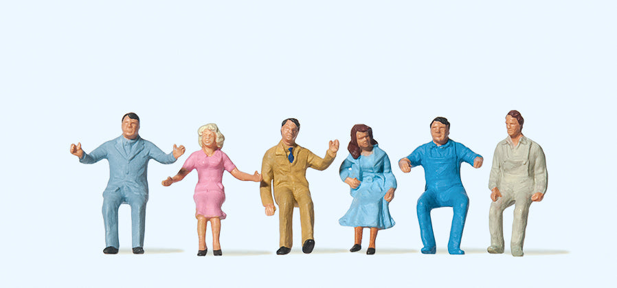 Preiser 14015 Motorists (6) Standard Figure Set HO