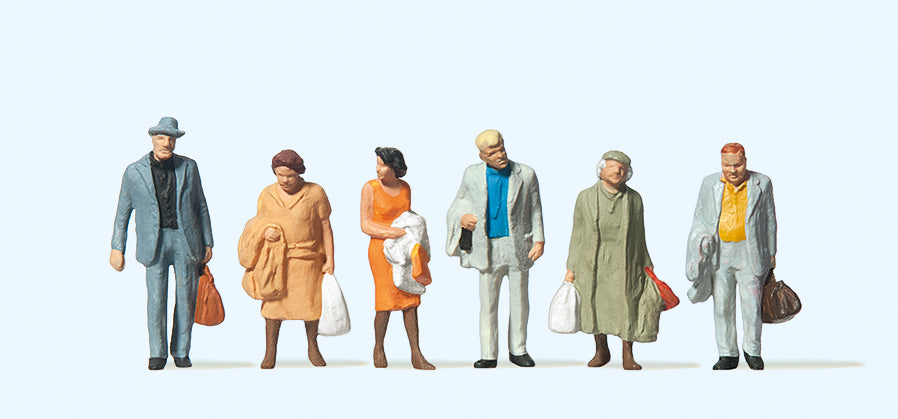 Preiser 14027 Passengers (6) Standard Figure Set HO