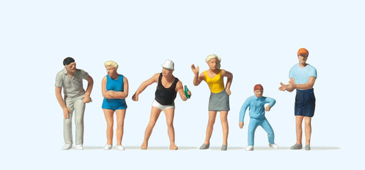 Preiser 14079 Spectators (6) Standard Figure Set HO
