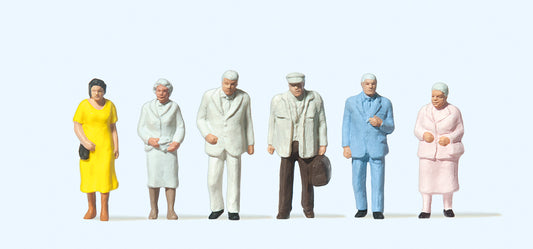 Preiser 14116 Passers By (6) Standard Figure Set HO