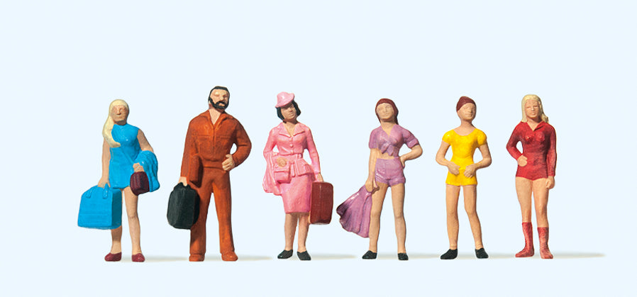 Preiser 14123 Teenage Passengers (6) Standard Figure Set HO