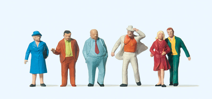 Preiser 14124 Passers By (6) Standard Figure Set HO