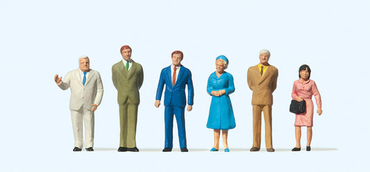Preiser 14125 Passers By (6) Standard Figure Set HO