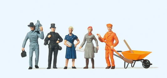 Preiser 14149 Period Professionals (5) Standard Figure Set HO