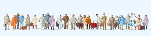 Preiser 14401 Standing/Walking Passengers (24) Standard Figure Set HO
