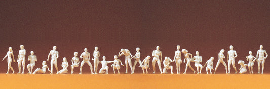 Preiser 16400 Adam and Eve Combination Kit (26) Unpainted HO