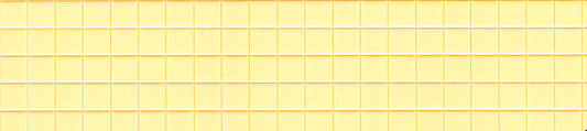 Preiser 19601 Floor Tiles Sheet Beige Squares 95x95mm (3) HO