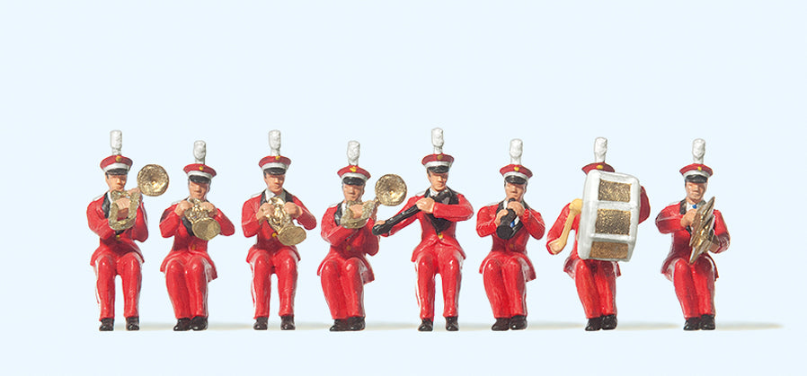 Preiser 20259 Circus Seated Band (8) Figure Set HO