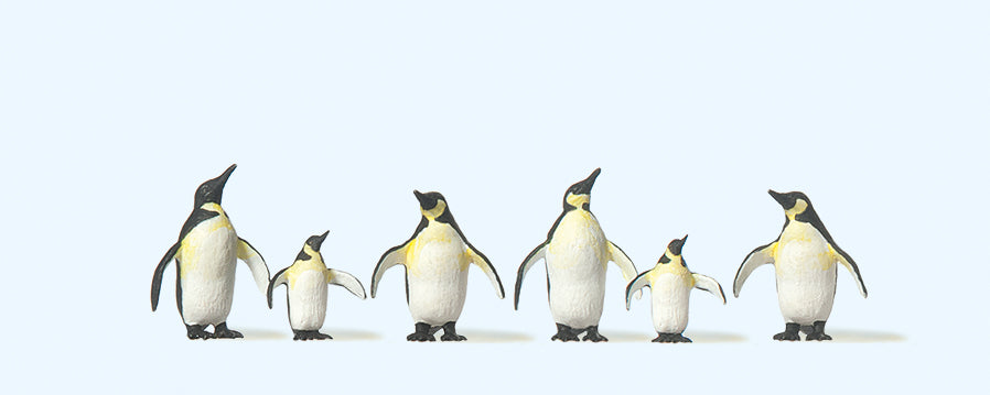 Preiser 20398 Circus Penguins (6) Figure Set HO
