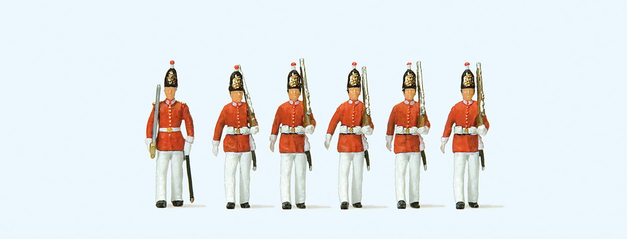 Preiser 24641 Carnival King's Guard (6) Figure Set HO