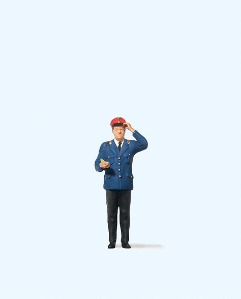 Preiser 28003 Railway Platform Despatcher Figure HO