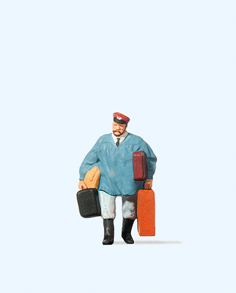 Preiser 28013 Porter with Bags Figure HO