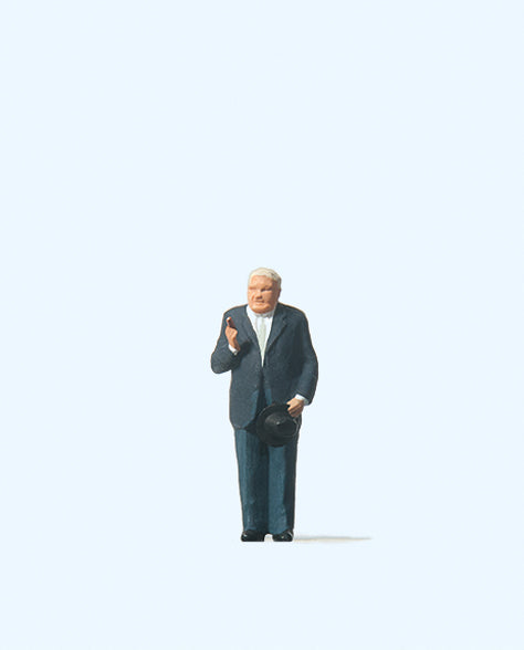 Preiser 28028 Ludwig Erhard Figure HO