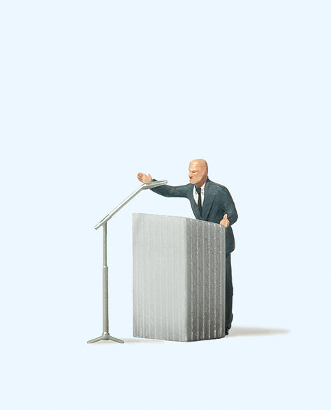 Preiser 28035 Small Man/Big Words Figure HO