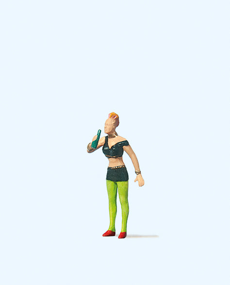 Preiser 28047 Female Punk Figure HO